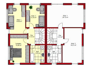 Massivhaus Frankfurt 153 von PRO-IM Neo,  Grundriss 3