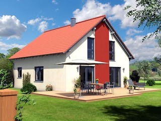 Massivhaus Haus Classic von ÄSTHETIK-HAUS Schlüsselfertig ab 224280€, Außenansicht 1