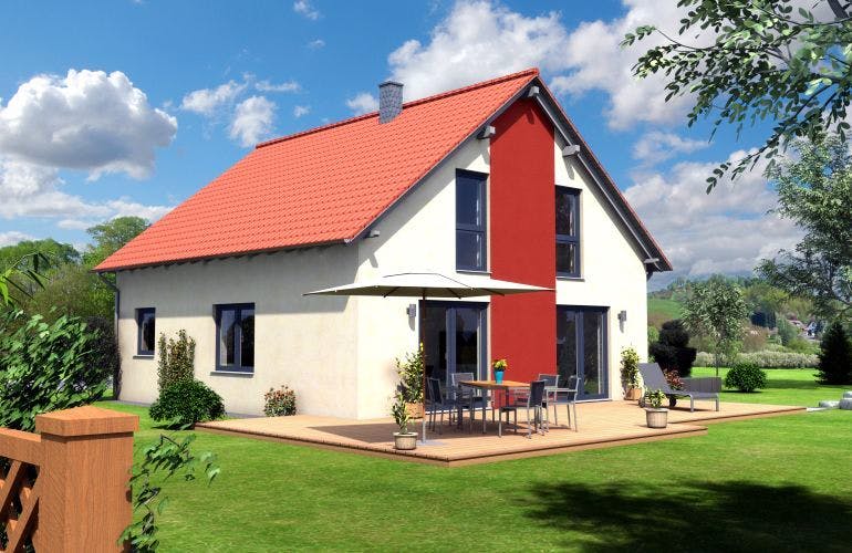 Massivhaus Haus Classic von ÄSTHETIK-HAUS Schlüsselfertig ab 224280€,  Außenansicht 1