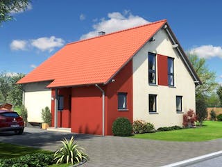 Massivhaus Haus Classic von ÄSTHETIK-HAUS Schlüsselfertig ab 224280€, Außenansicht 4