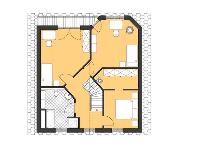 Massivhaus Haus Schwerin von ROTH-MASSIVHAUS,  Grundriss 1