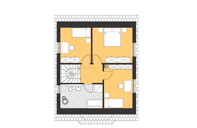 Massivhaus Haus Wismar von ROTH-MASSIVHAUS,  Grundriss 1