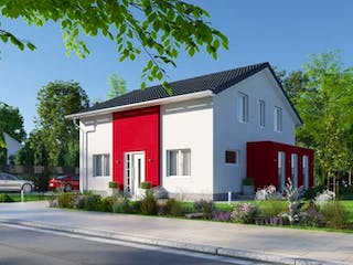 Massivhaus IL-1-166 von Elbe-Haus®,  Außenansicht 2