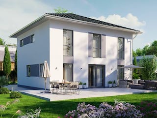 Massivhaus IL-6-143 von Elbe-Haus, Außenansicht 3