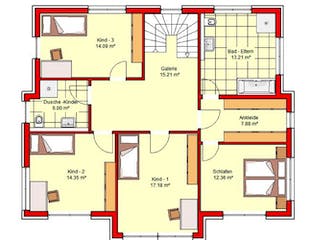 Massivhaus Köln 201 von PRO-IM Neo, Stadtvilla Grundriss 3