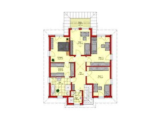 Massivhaus Königstein 206 von PRO-IM Neo, Stadtvilla Grundriss 3