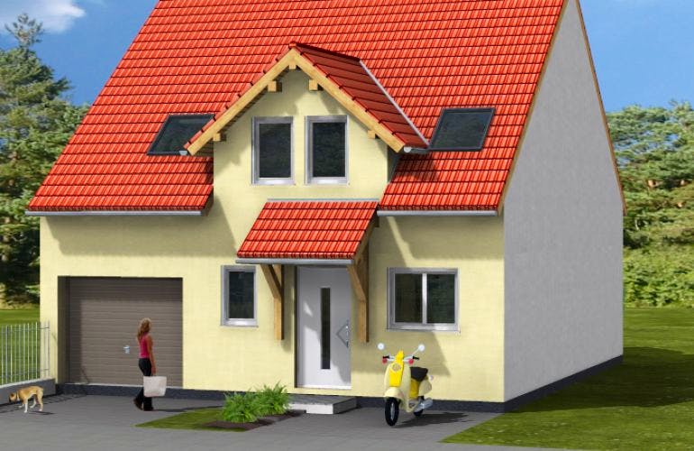 Massivhaus Massivhaus Bad Homburg von Immobilien Atelier Klaus Reuter,  Außenansicht 1