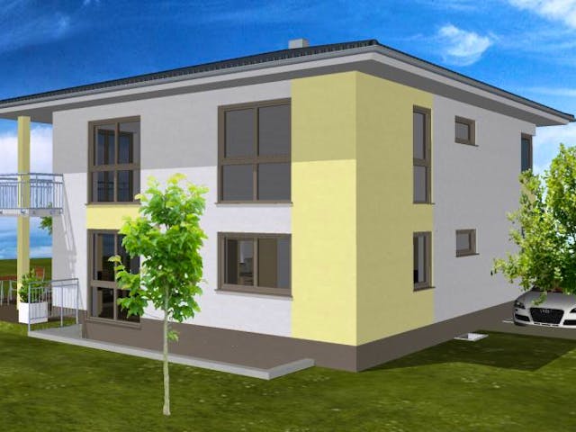 Massivhaus Massivhaus Eschborn von Immobilien Atelier Klaus Reuter,  Außenansicht 1