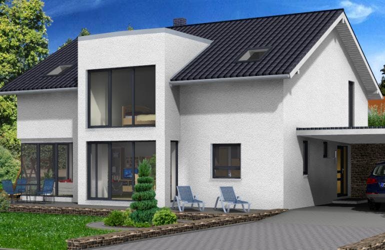 Massivhaus Massivhaus Kahl von Immobilien Atelier Klaus Reuter,  Außenansicht 2