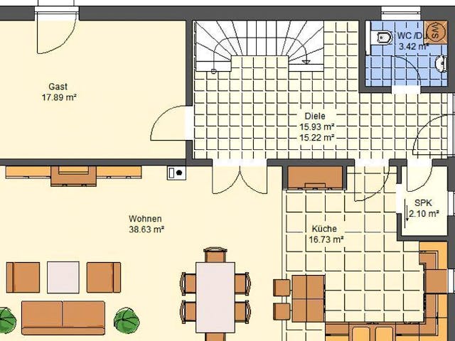 Massivhaus Massivhaus Kahl von Immobilien Atelier Klaus Reuter,  Grundriss 3