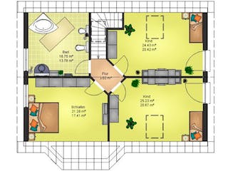 Massivhaus Massivhaus Sulzbach /Taunus von Immobilien Atelier Klaus Reuter,  Grundriss 2