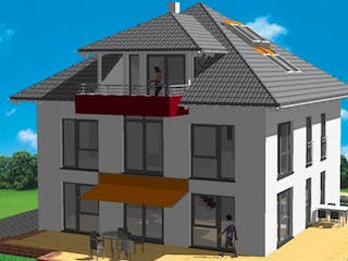 Massivhaus Mehrfamilienhaus Königstein von Immobilien Atelier Klaus Reuter,  Außenansicht 1