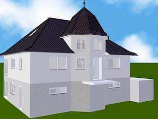 Massivhaus Stadtvilla 200 Ratzeburg von domoplan massivhaus, Außenansicht 1