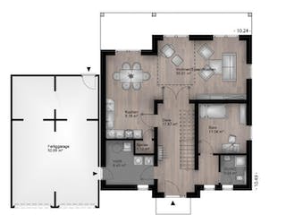 Massivhaus Stadtvilla Rottbitze 40-031 von Econ Das Haus, Grundriss 2