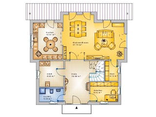 Massivhaus Stadtvilla Wissen 50-016 von Econ Das Haus, Stadtvilla Grundriss 2