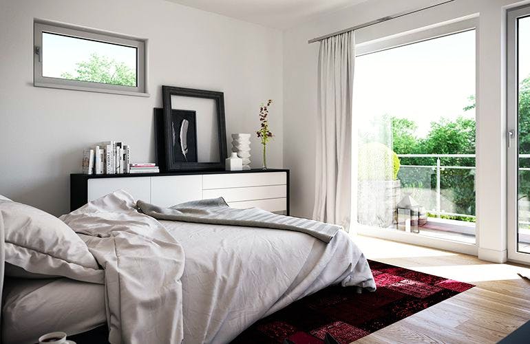 Fertighaus SUNSHINE 136 V7 von Living Fertighaus Schlüsselfertig ab 343096€, Stadtvilla Innenansicht 1