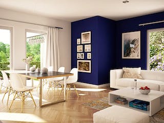 Fertighaus SUNSHINE 136 V7 von Living Fertighaus Schlüsselfertig ab 343096€, Stadtvilla Innenansicht 2