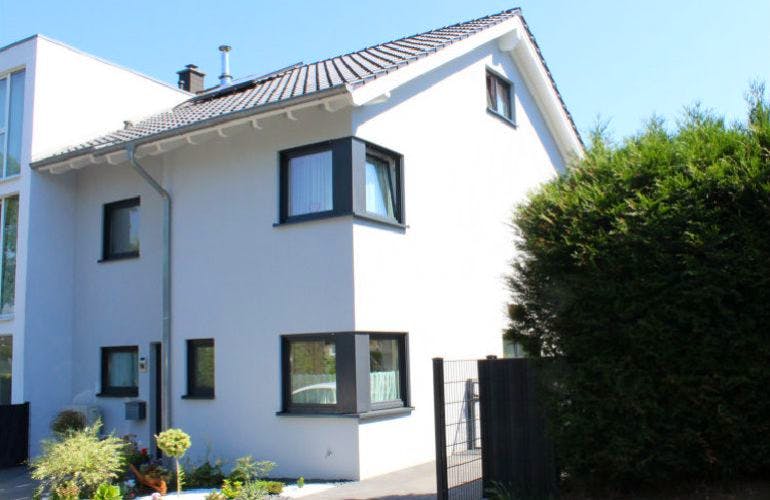 Massivhaus Twin 2.2 ID-Massivhaus von CASA Haus Ausbauhaus ab 109850€,  Außenansicht 1