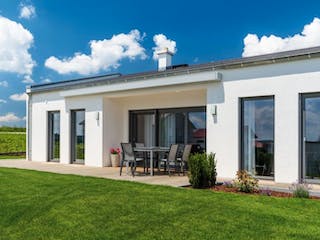 Fertighaus Vitalhaus Klosterberg von Regnauer Hausbau,  Außenansicht 3