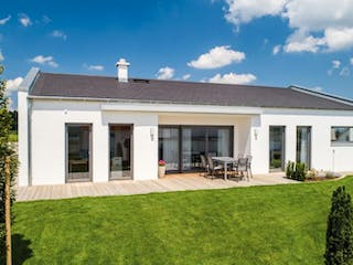 Fertighaus Vitalhaus Klosterberg von Regnauer Hausbau,  Außenansicht 4