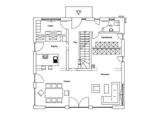 Fertighaus Vitalhaus Zorneding von Regnauer Hausbau Schlüsselfertig ab 563850€, Grundriss 2