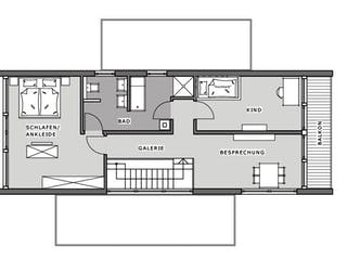 Fertighaus Musterhaus Hameln Box von Meisterstück-HAUS Schlüsselfertig ab 585345€, Cubushaus Grundriss 2