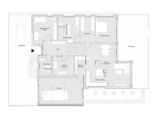 Massivhaus Bungalow Mundt von MYMassivhaus, Bungalow Grundriss 1