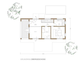 Fertighaus Haus Schindler von Naturholzhaus Bayern, Cubushaus Grundriss 2