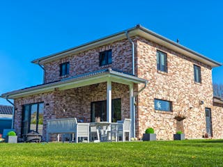Massivhaus Plön von Nissen Massivhaus, Stadtvilla Außenansicht 3