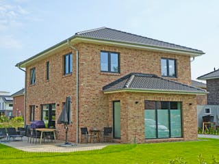 Massivhaus Schinkel von Nissen Massivhaus, Stadtvilla Außenansicht 1