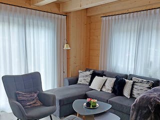 Blockhaus Haus Kaiser von Gebrüder Noack Holzbau Ausbauhaus ab 175000€, Satteldach-Klassiker Innenansicht 1