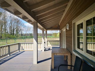 Fertighaus Haus Marusch von Gebrüder Noack Holzbau, Satteldach-Klassiker Außenansicht 4