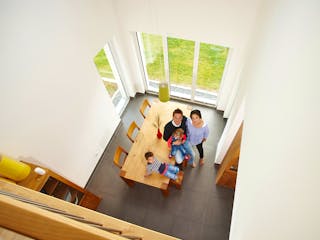 Massivhaus Bauhaus B-180 von NURDA-Hausbau Schlüsselfertig ab 339850€, Cubushaus Innenansicht 2