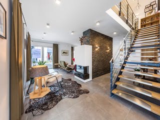 Fertighaus Musterhaus Fellbach von OKAL Haus Schlüsselfertig ab 557900€, Satteldach-Klassiker Innenansicht 3