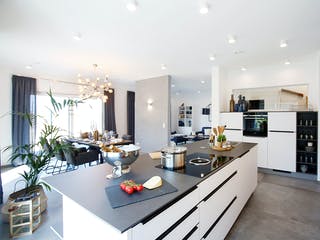 Fertighaus Musterhaus Langenhagen von OKAL Haus Schlüsselfertig ab 671900€, Satteldach-Klassiker Innenansicht 2