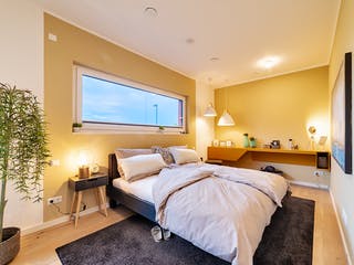 Fertighaus Musterhaus Stelle von OKAL Haus Schlüsselfertig ab 429900€, Bungalow Innenansicht 4