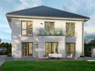 Fertighaus ZweiRaum 6 von OKAL Haus Schlüsselfertig ab 593900€, Stadtvilla Außenansicht 2