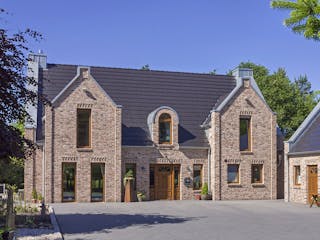 Massivhaus Glasgow von OLFA Haus Schlüsselfertig ab 589000€, Satteldach-Klassiker Außenansicht 1