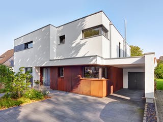 Fertighaus Stadtvilla Cube von petershaus, Stadtvilla Außenansicht 1