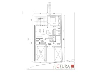 Massivhaus Zweifamilienhaus mit Dachterrasse von PICTURA creativhaus Schlüsselfertig ab 760000€, Grundriss 1