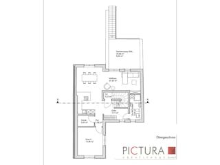 Massivhaus Zweifamilienhaus mit Dachterrasse von PICTURA creativhaus Schlüsselfertig ab 760000€, Grundriss 2