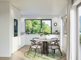 Massivhaus Lumi von P & P Massivhaus Schlüsselfertig ab 345000€, Cubushaus Innenansicht 2