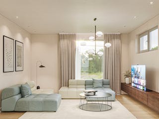 Massivhaus Meran von P & P Massivhaus Schlüsselfertig ab 335000€, Satteldach-Klassiker Innenansicht 1