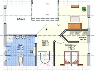 Fertighaus Elarie von Fingerhut Haus Schlüsselfertig ab 470303€, Satteldach-Klassiker Grundriss 2