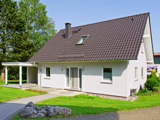 Fertighaus Neunkhausen von Fingerhut Haus Schlüsselfertig ab 445985€, Satteldach-Klassiker Außenansicht 4