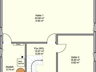 Fertighaus Neunkhausen von Fingerhut Haus Schlüsselfertig ab 445985€, Satteldach-Klassiker Grundriss 3