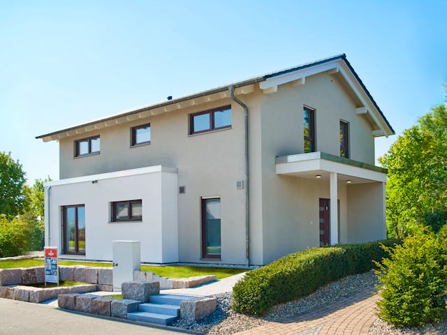 Fertighaus Mannheim von Fingerhut Haus Schlüsselfertig ab 496730€, Satteldach-Klassiker Außenansicht 1