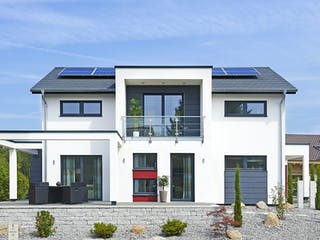 Fertighaus Innovation R - Bad Vilbel von RENSCH-HAUS, Satteldach-Klassiker Außenansicht 1
