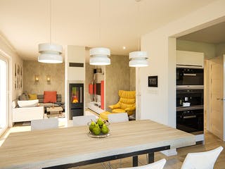 Fertighaus Life 134 von RENSCH-HAUS Schlüsselfertig ab 374668€, Satteldach-Klassiker Innenansicht 1