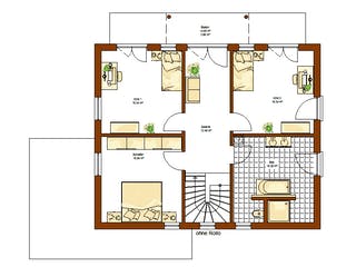 Fertighaus Stadtvilla Memphis von RENSCH-HAUS, Stadtvilla Grundriss 2
